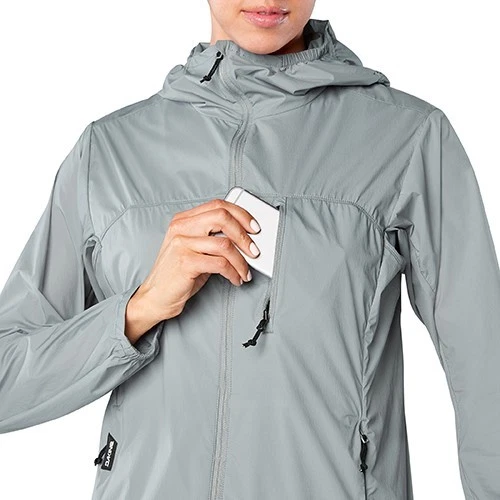 Dakine Reserve Full-Zip Windbreaker Jacket, Women's Medium, Lead Blue Grey New - Image 3 of 4