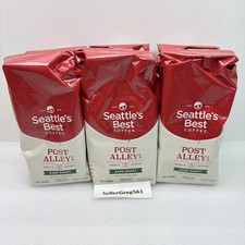 SEATTLE'S BEST COFFEE Post Alley Blend Dark Roast Ground 12 oz- 6 Bags BB 2/26