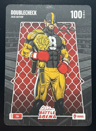 2026 Bo Jackson Battle Arena Doublecheck Aaron Rodgers Brawl Card 206