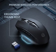 Image of INPHIC Rechargeable Wireless Mouse Silent 2.4G USB 1600 DPI 6 Buttons