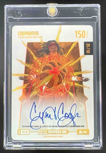 2025 Bo Jackson Battle Arena Coopanova Fire Auto 35/50 150 Power #BFA-112