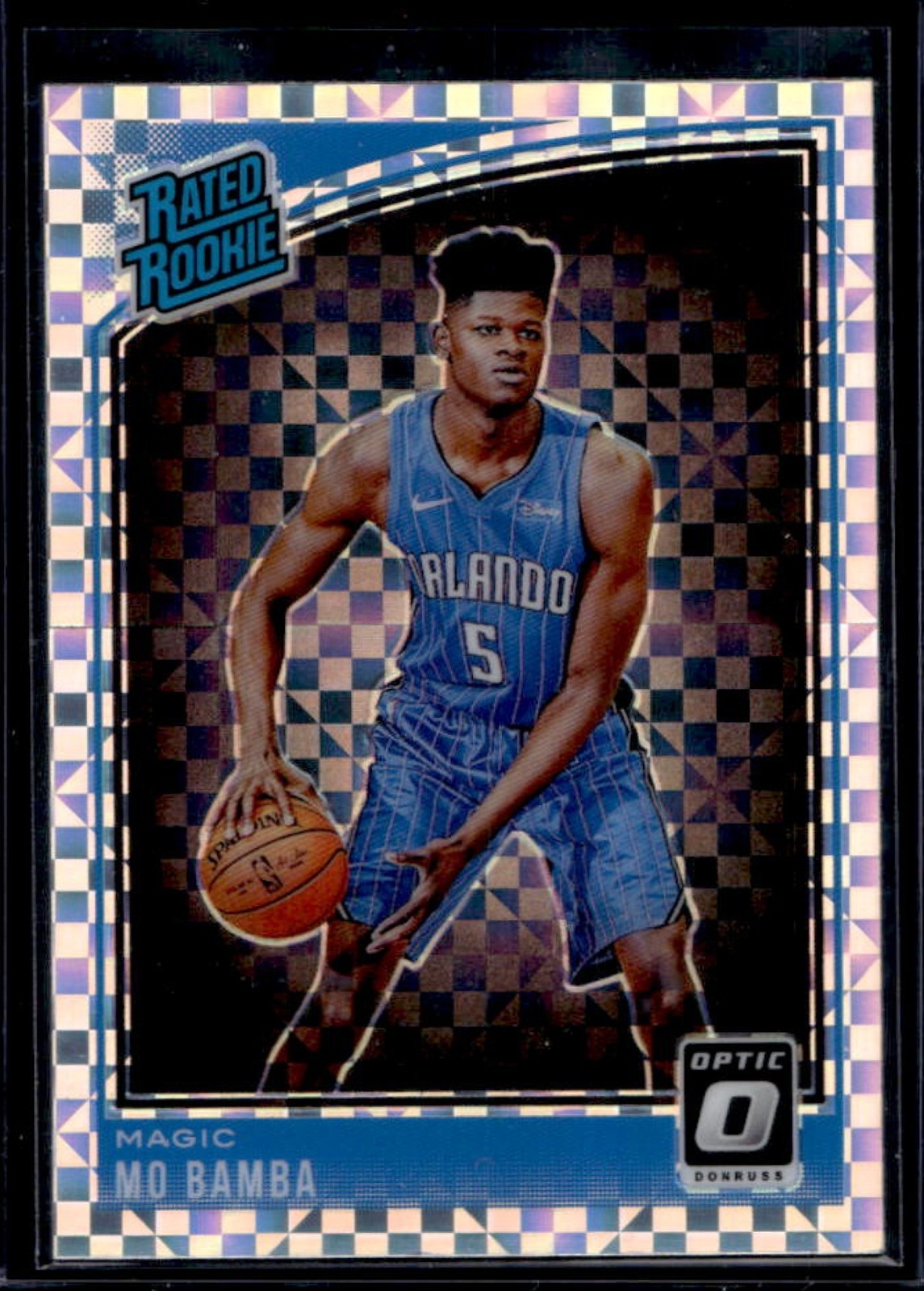 2018-19 Panini Donruss Optic Mo Bamba Checkerboard Rookie RC #160 Magic
