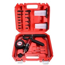 Vacuum Pump Tester Set 21 Pcs Automotive Brake Bleeder Kit W Adapters Vacuum Pump Tester Set 21 Pcs Automotive Brake Bleeder Kit W Adapters