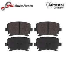 AutoStar Germany Rear Brake Pads for Audi TT Q3 VW Golf Mk5 Mk6 Mk7 Passat B6