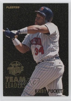 1995 Fleer Team Leaders Rick Aguilera Kirby Puckett #9 HOF g2x