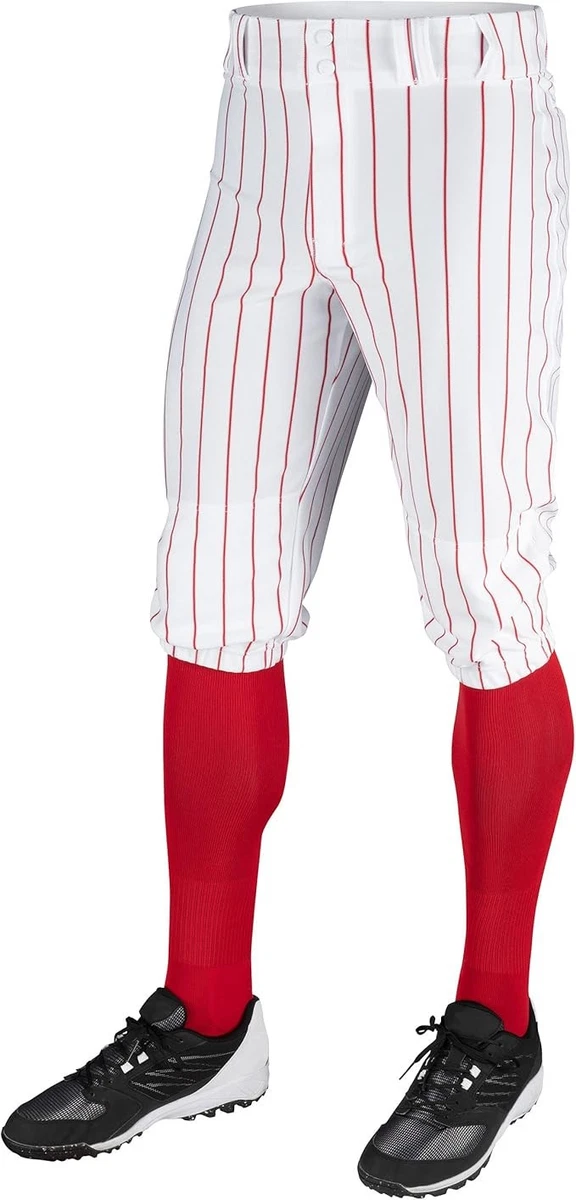 CHAMPRO JUGEND TRIPLE CROWN BASEBALL-HÖSCHEN GRÖSSE LARGE NEU ROT NADELSTREIFEN