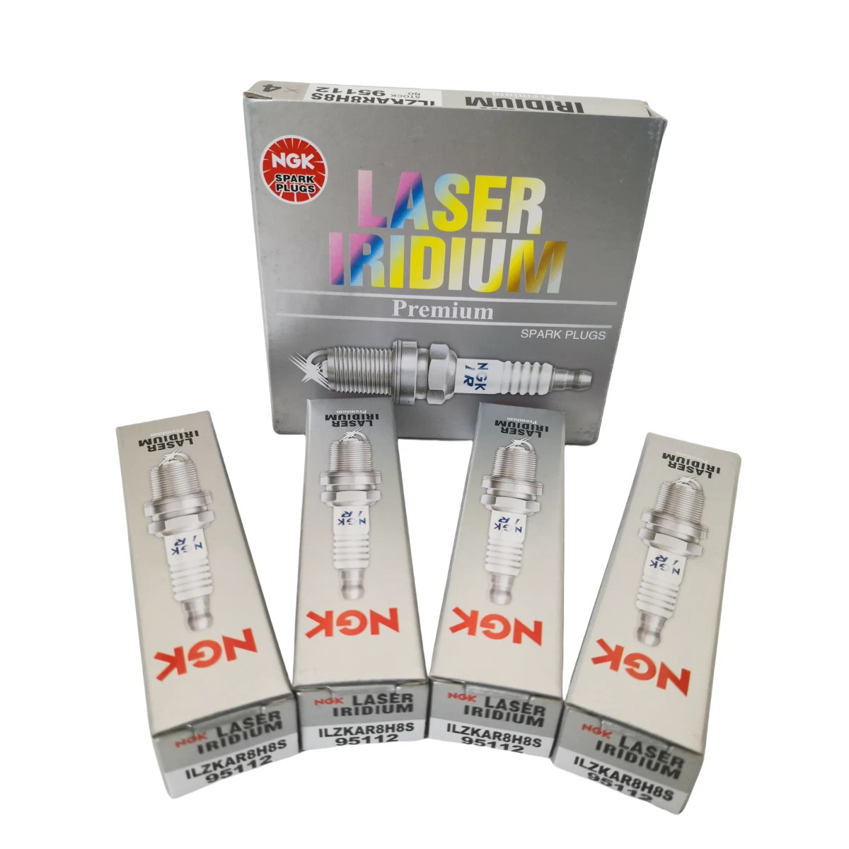 4pcs NGK ILZKAR8H8S 95112 Laser Iridium Spark Plugs Fit Honda Civic 1.5L L4