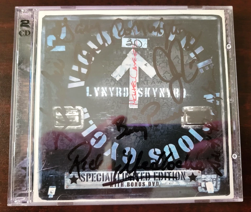 Lynyrd Skynyrd - Vicious Cycle - Southern Rock, Hard Rock, R&R SIGNED CD+DVD Set Foto 2 de 4