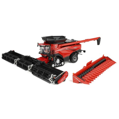 #ad 1 64 Case IH Axial Flow AF9 Tracked Combine with Corn Head amp; Draper Head 44505 $59.99