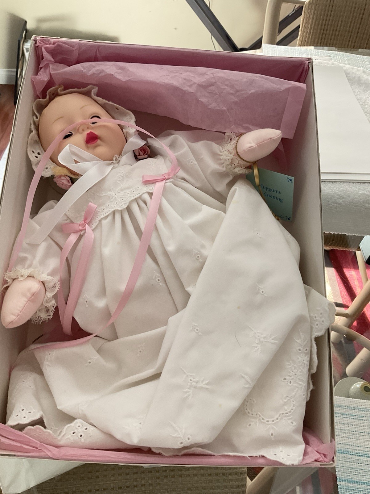 Madame Alexander Little Huggums Christening Baby Doll 29040