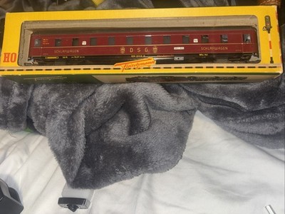 Vintage Fleischmann HO Scale DSG 1413 Schlafwagen Sleeping Car