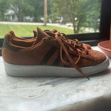 Adidas Kick Ass Campus Sneakers Lows - Rust Suede White Soles M4 / W6