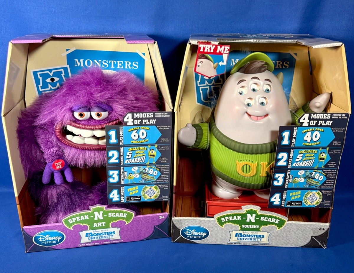 SQUISHY & ART Monsters University Inc. SPEAK-N-SCARE Electronic