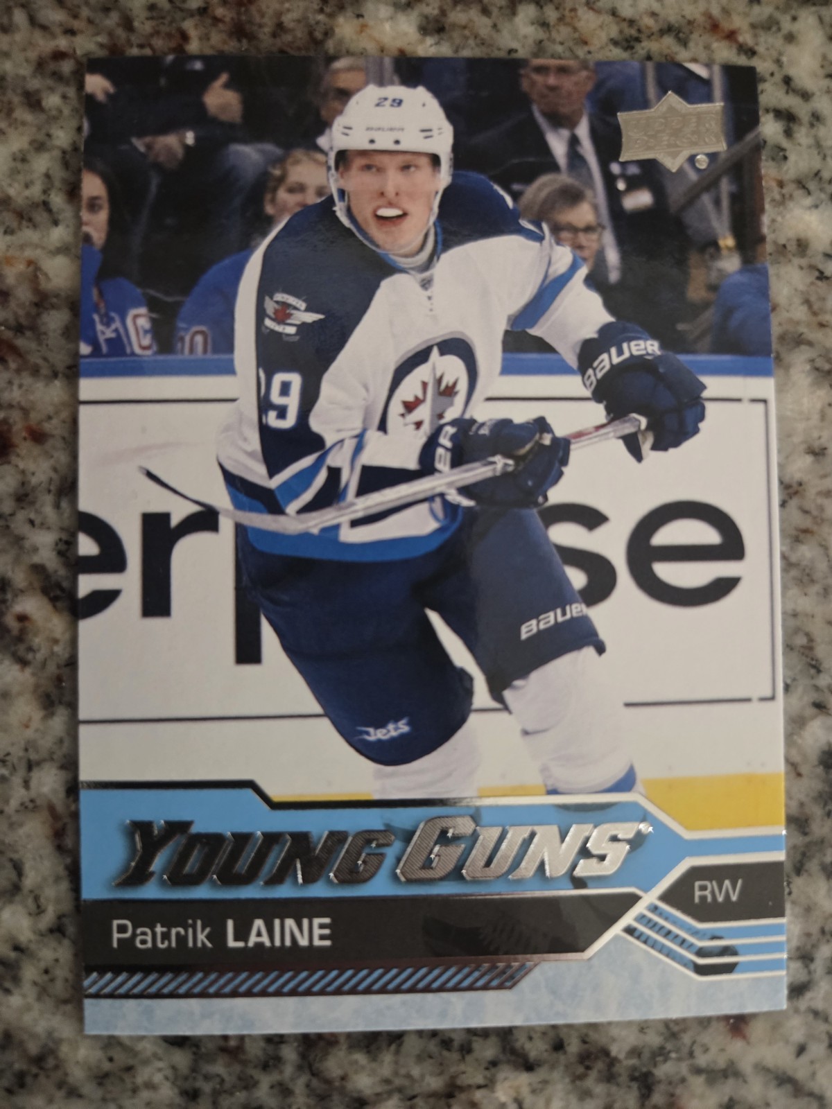 2016-17 Upper Deck UD Young Guns YG Patrik Laine Rookie Card RC #451 Jets