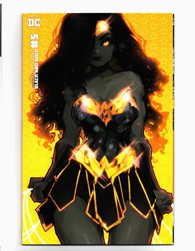 Wonder Woman Black & Gold 5 Rose Besch 1:25 2021 , GGA , Like Adam Hughes , New!