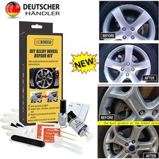 DIY Alufelgen Reparatur Kit Silber Felgenreparaturset Kratzer Risse Dellen DHL