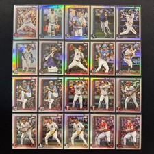 💤DZ 2025 TOPPS CHROME UPDATE SERIES BASEBALL REFRACTOR RC SVANSON PETTY LOT20