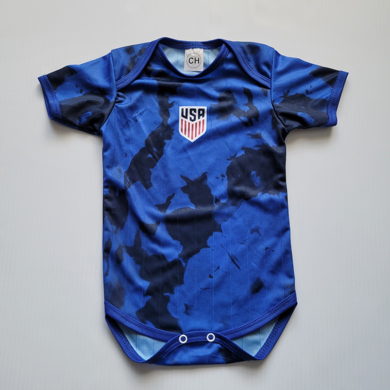 Baby one piece baby Usa futbol Blue Estados Unidos jumpsuit bebe