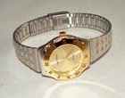 NEW VTG Sergio Valente® Women’s Quartz Bracelet Wristwatch Two Tone – C20