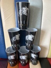 ADELE IN MUNICH - X6 PLASTIC MUGS - CUPS - TOUR MERCH -