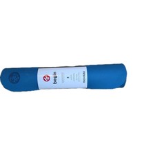 Manduka Begin 5mm Lightweight Yoga Mat 68"x24" Bondi Blue New