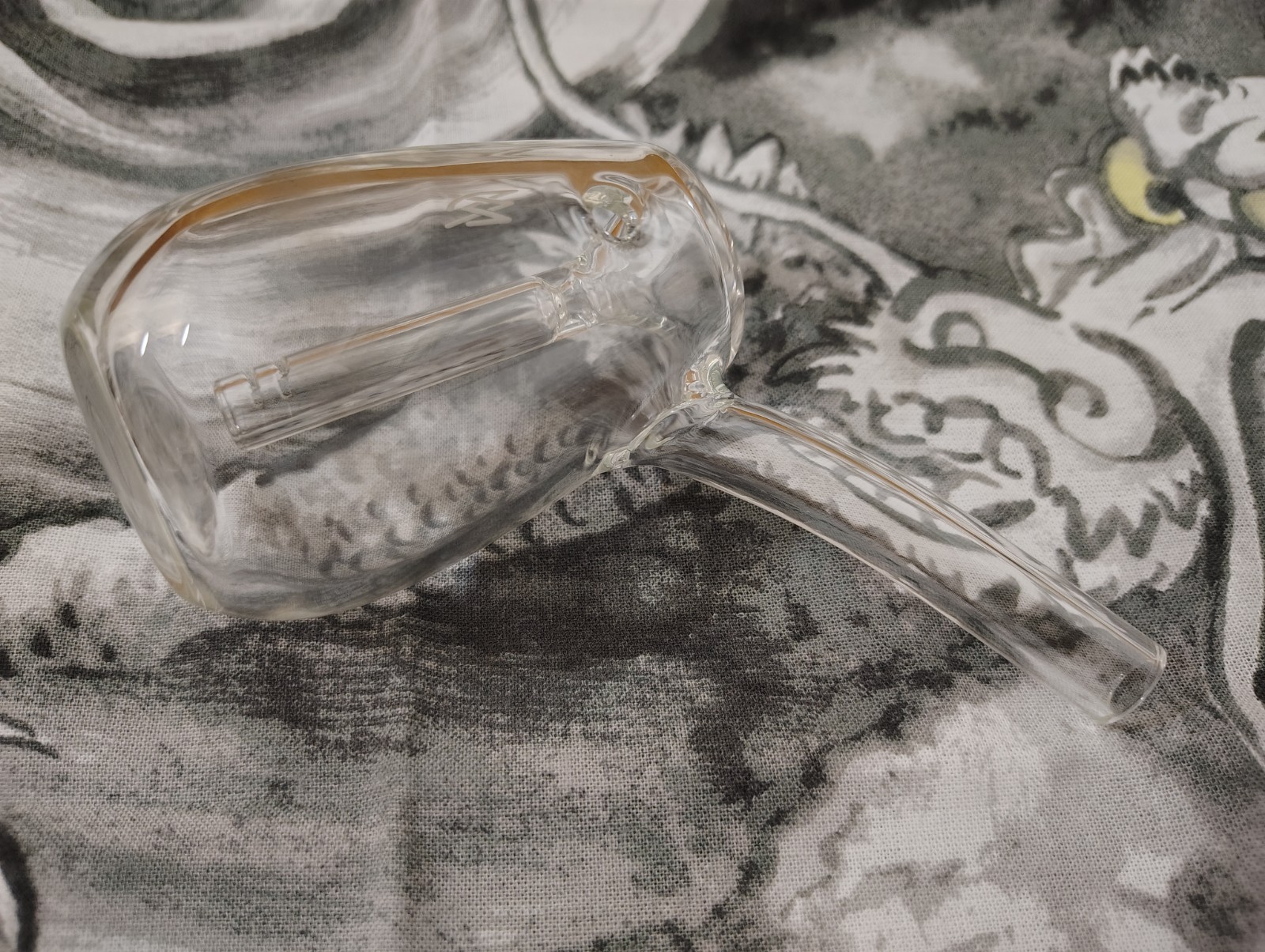 EC MJ Arsenal Clear Kettle Hand Pipe & Bulb Bubbler Tobacco/Dry Herb Smoking Set