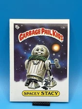 1985 Topps Garbage Pail Kids Series 1 Mini Sticker SPACEY STACY #13b NM-MT