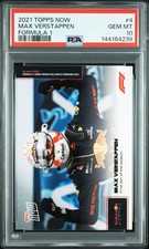 2021 TOPPS NOW FORMULA 1 #4 MAX VERSTAPPEN PSA 10