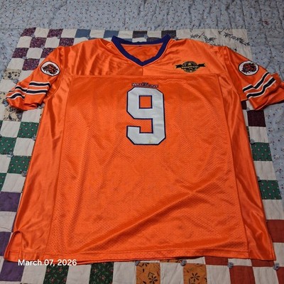 The Waterboy Bourbon Bowl Boucher #9 Orange Jersey Size 2XL Sewn Movie Promo