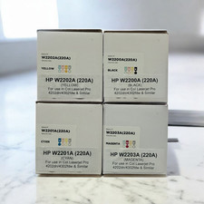 Image of Compatible HP 220A Full Set - Laser Toner Cartridges – 100% Guaranteed