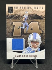 2024 Panini Elite Influential Jerseys /500 Amon Ra St. Brown #IJS-ASB