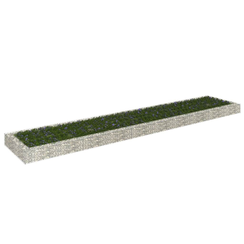 Gabbione Letto Rialzato 500x100x20 cm Acciaio Zincato vidaXL | Prezzo
