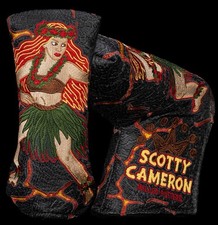 2026 Scotty Cameron Hawaiian Open Headcover Blade Lava Walk Hula Girl Blade