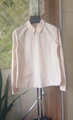 Jil Sander Navy Pale Pink Cotton-Stretch Button-Down Shirt