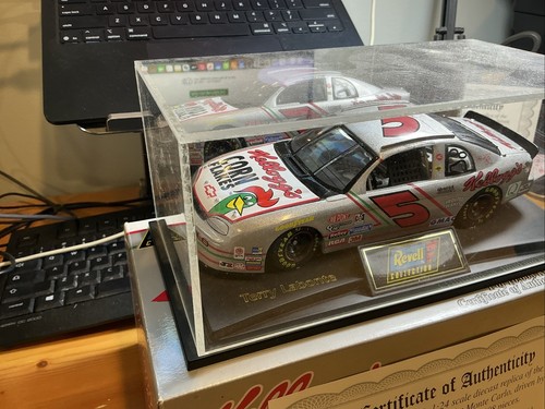 3840 TERRY LABONTE #5 Kellogg’s Iron Man 1996 1/24 acrylic showcase Mirror Case - Picture 3 of 20