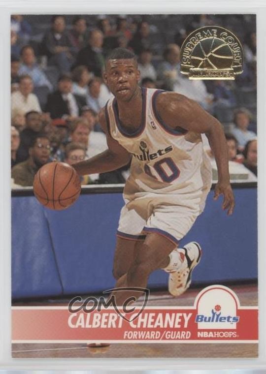 1994-95 NBA Hoops Supreme Court Calbert Cheaney #SC49 2u3