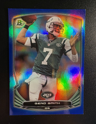 Topps 2014 Bowman Geno Smith #86 New York Jets Serial Numbered /99