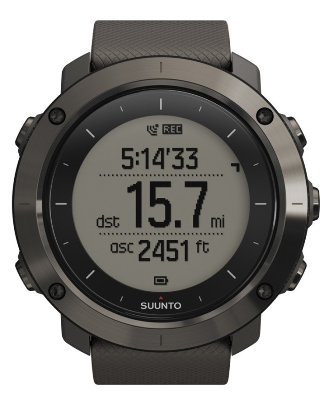 New Suunto Traverse Graphite Outdoor Digital Unisex Watch
