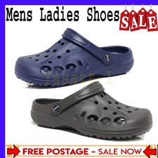 Women Clogs Ladies Sandals Mens Shoes Breathable crocs Work Clog UK Size 6 To 11