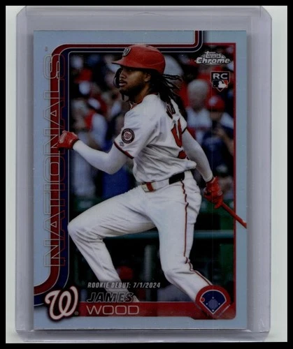 James Wood 2025 Topps Chrome James Wood #USC95