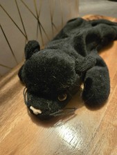 Ty Velvet 1997 Black Panther Cat 4 Th Gen PVC 8 Beanie Baby MWMT