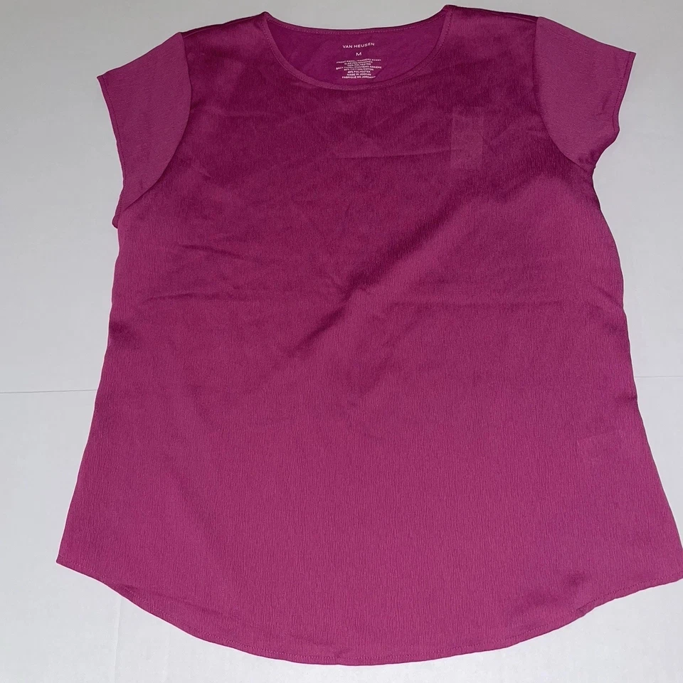 Lote de 8 blusas para mujer Van Heusen talla M y 2 pantalones talla 10R y 12P Foto 4 de 4
