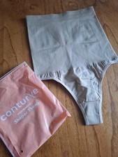 Conturve White High-Waisted Shaper Thong - Xl/Xxl