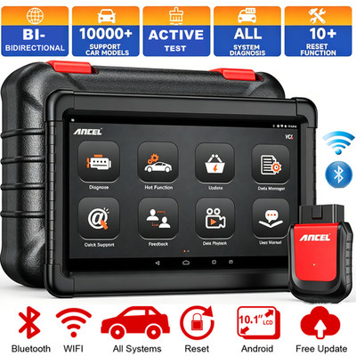 10'' Android Bidirectional ODB2 Scanner Bluetooth All System OBD2 Diagnostic Tool