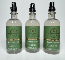 3 NEW Bath  Body Works EUCALYPTUS SPEARMINT Stress Relief Essential Oil Mist