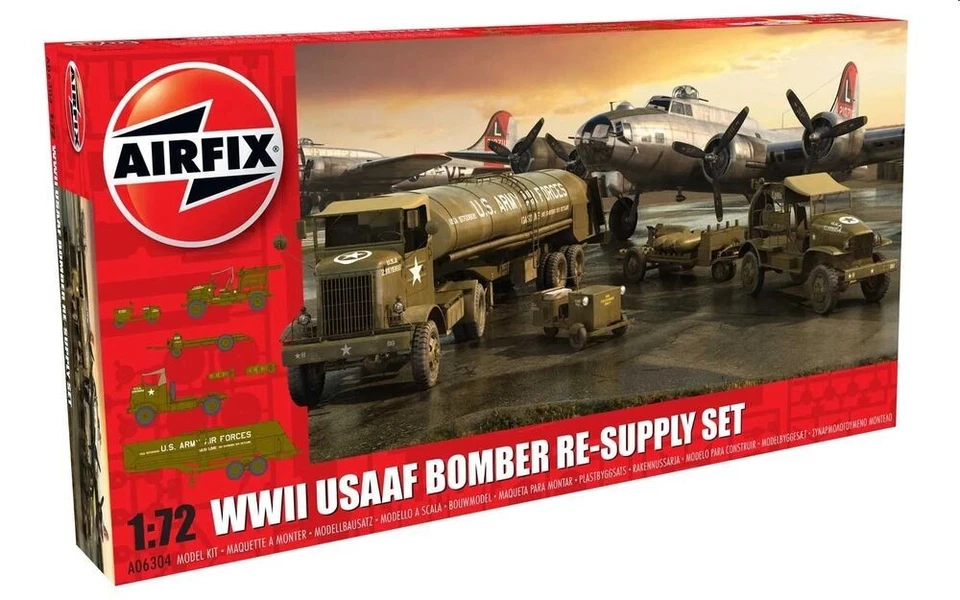 Airfix A06304 USAAF 8TH Airforce Bomber Resupply Set in 1:72 Bausatz Neu - Bild 4 von 4