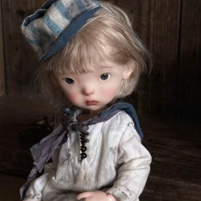 Handmade 1/6 Nude BJD Doll Joint Doll Face Makeup Eyes Resin White Skin Girl Toy