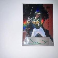 1/1 Wild Card 2025 Jacob Wilson Oakland Athletics Rookie Heat Auto #RHA-JW2 1of1