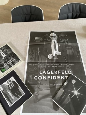 Lagerfeld Confidential Box mit DVD, Buch und Poster