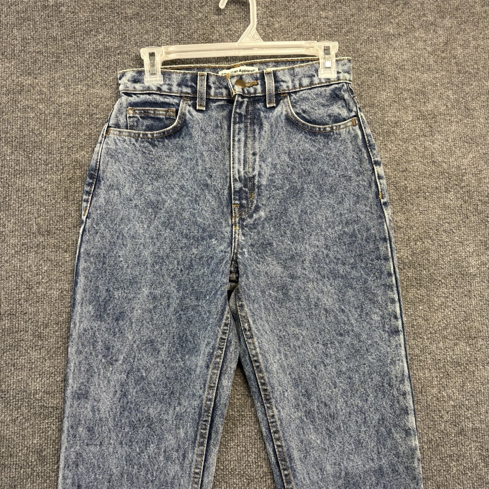 American Apparel Jeans Women 27 Hi-Rise Taper Mom Stonewash Denim Pants - Image 2 of 4